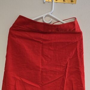 J. Crew Vibrant Red Pencil Skirt